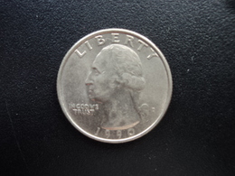 ÉTATS UNIS D'AMÉRIQUE : 1/4 DOLLAR  1990 D   KM A164a     SUP - 1932-1998: Washington