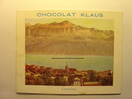 IMAGE CHROMO CHOCOLAT KLAUS - LAUSANNE - SUISSE - 9cm X 7cm - SWITZERLAND - Autres & Non Classés