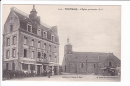5019 - PONTMAIN - L'Eglise Paroissiale - G. F. ( Hôtel De France) - Pontmain