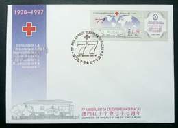 Macau Macao China 77th Anniversary Red Cross 1997 (stamp FDC) - Covers & Documents