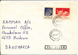 Romania Cover Sent To Denmark Bucuresti 24-11-1990 - Covers & Documents