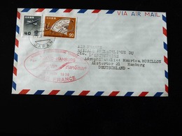 LIAISON AERIENNE TRANSPOLAIRE  TOKYO - HAMBURG   1959 - Storia Postale