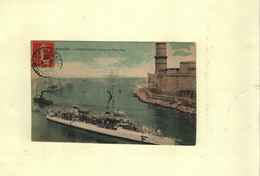 [13] Bouches-du-Rhône > Marseille > CONTRE TORPILLEUR RENTRANT AU  Vieux Port, 1907 - Alter Hafen (Vieux Port), Saint-Victor, Le Panier