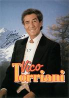 TORRIANI VICO Chanteur Et Cuisinier (Lac De Lugano) 2 Photos Une Avec Autographe - Sänger Und Musikanten