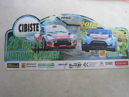 PLAQUE DE RALLYE    28eme  RALLYE NATIONAL VOSGIEN - Rallyeschilder