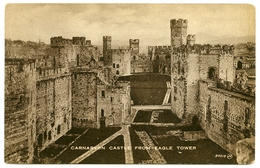 CARNAVON CASTLE FROM EAGLE TOWER - Caernarvonshire