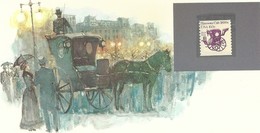 HISTOIRE DES TRANSPORTS - TIMBRE NEUF ETATS UNIES USA SUR CARTE  - HANSOM CAB - Stage-Coaches