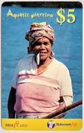 Fiji $5  "  2000 Aquatic Playtime -  Fisherwoman 99060 " - Fidschi