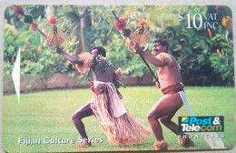 07FJD Fijian Culture $10 With Slash Control Number - Fiji
