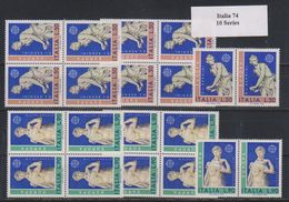 Europa Cept 1974 Italy 2v 10x ** Mnh (38302) - 1974