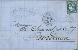 GC 3667 / N° 44 Type 1 Belles Marges Càd T 17 ST JEAN D'ANGELY (16) 18 FEVR. 71. - TB / SUP. - R. - 1870 Bordeaux Printing