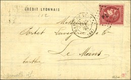 Losange PL / N° 49 Exceptionnelle Nuance Et Très Belles Marges Càd T 17 GARE DE LYON (68) 26 MAI 71 Sur Lettre Pour Le M - 1870 Ausgabe Bordeaux