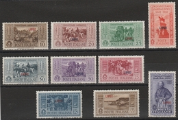 LIPSO – 362 * 1933 – Garibaldi N. 17/26. MH - Ägäis (Lipso)