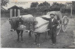 Cpa Région Pyrénées  Attelage Métier Non Circulé  Béarn - Midi-Pyrénées