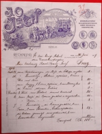 Austria Franz Josef - Beautifull Invoice For The Laundry Of His Majesty, Prague 1907 Prag, 4 Pages - Oostenrijk