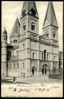 CP   Spa   ---   Eglise Saint Remacle  --  Animé  --  Circulé 1905 - Spa