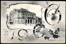 CP   Verviers  --  Anniversaire Du Sikècle  1900  --  Le Théâtre - Verviers