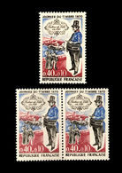 VARIETE DUO N 1632 ** -  1  DUO AVEC IMPRESSION DEPOUILLE DU BLEU  - NOIR ET ROUGE - TRES VISIBLE AU SCANN - RRR !!! - Unused Stamps