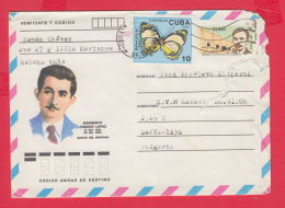 230353 / 1981 - 20 C. - RIGOBERTO CORCHO LOPEZ 1931 - 1952 Combat Revolutionary , Mushroom , Cuba Kuba Stationery - Briefe U. Dokumente