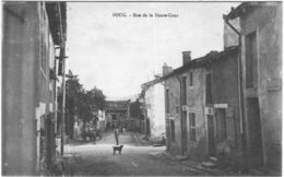 Carte Postale Ancienne De FOUG-rue De La Haute Cour - Foug