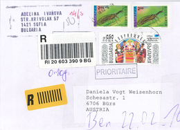 Kamelhalsfliege Tracht Hochzeit R-Brief - Storia Postale