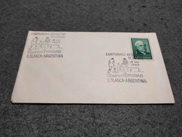 ARGENTINA FDC COVER UNOFFICIAL ARGENTINA CHAMPIONSHIP SOCCER CUP 1963 - Soccer American Cup