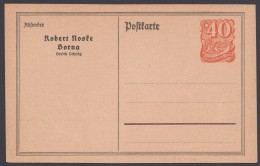 PP 52 B 1 "Robert Noske, Borna", Ungebraucht - Postkarten