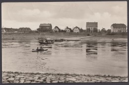 "Riesa", Elbfähre Prommnitz, Fotokarte, 1957 - Riesa