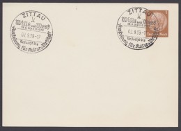 PP 122 , Propaganda-Stempel "Zittau", Wille Und Werk, 2.9.39 - Private Postal Stationery