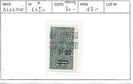 ALGERIE N° CP 64 Ic COTE : 30 € - Pacchi Postali