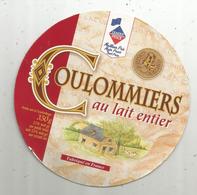 étiquette Fromage , Dessus De Boite , Coulommiers , LEADER PRICE, Frais Fr 1.45e - Quesos