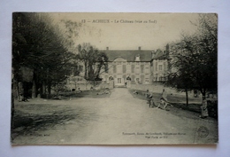 80 -  ACHEUX -  Le Chateau ( Vue Au Sud) No 13 - Carte Animée - Acheux En Amienois