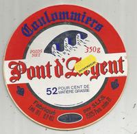 étiquette Fromage , Dessus De Boite , Coulommiers , PONT D'ARGENT , Frais Fr 1.45e - Fromage