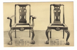 MALINES / Fabrique De Meubles Clément TUERLINCKX ( 14, Avenue Van Beneden ) / CHAISE + FAUTEUIL  ( Modèles 3336 ) - Articles Of Virtu