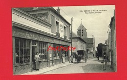 [77] Seine Et Marne >  COMBS LA VILLE Rue Saint Jacques Commerce Brosserie Faïence Poterie - Combs La Ville