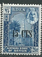 Aden KATHIRI STATE OF SEIYUN    - Yvert N° 22 **  -   Pa12703 - Aden (1854-1963)