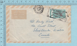 Eire Irlande -  1975 # 205, Aer Phost Air Mail, Cover Postmark, Baile Atha Cliath 1965 To Canada - Posta Aerea