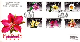 Hong Kong 1985 Orchids FDC - FDC