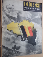 IN DIENST Van Het VOLK Maandblad Februari Nummer 1 ( Zie Foto's ) Geplooid / Plier ! - Dutch