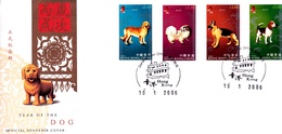 Hong Kong 2006 The Year Of The Dog FDC - FDC