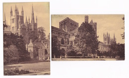 Lot De 4 Jolies CPSM Angleterre, Peterborough, Cathédrale, Années 1930 - Autres & Non Classés