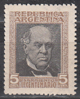 ARGENTINA    SCOTT NO. 176   MINT HINGED    YEAR  1911 - Unused Stamps