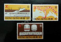 Hong Kong China Mass Transit Railway 1979 Locomotive Train Transport Vehicle (stamp) MNH - Neufs