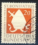 RFT-BRD 1954 UN Serie N. 75 Usato Cat. € 5 - Gebraucht