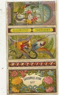 ALLUMETTES TOUSSAINT . MARSEILLE .CHROMOLYTOGRAPHIE . - Boîtes