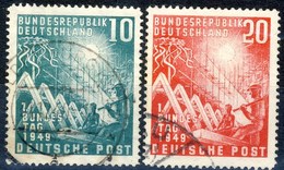 RFT-BRD 1949 UN Serie N. 1-2 Usati Cat. € 50 - Gebraucht