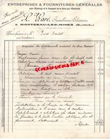 71-  MONTCEAU LES MINES- RARE LETTRE MANUSCRITE L. WARE- ENTREPRISES FOURNITURES GENERALES ELECTRIQUE-ELECTRICITE- - Electricity & Gas