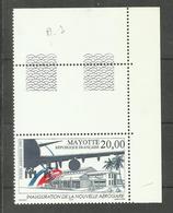 Mayotte Poste Aérienne N°1 Neuf** Cote 12 Euros - Airmail