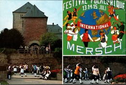 ! Mersch Luxemburg, Luxembourg, Festival Folklorique, Trachten, Moderne Ansichtskarte - Andere & Zonder Classificatie