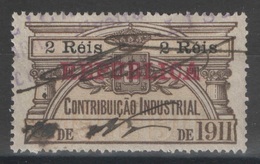 Portugal - Fiscal - Contribuiçâo Industrial - 1911 - 2 Reis - Oblitérés